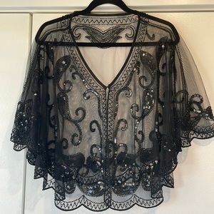 Beaded Cape / Shawl